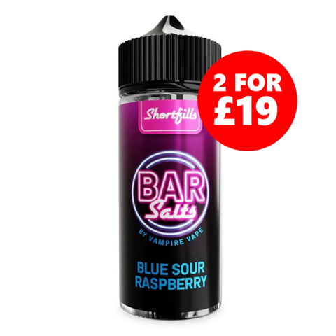 Blue Sour Raspberry - 100ml (Vampire Vape Bar Salts) - 2 for £19